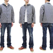 Load image into Gallery viewer, Buzz Rickson Jacket Men's US Navy WW2 Shawl Collar Hickory Stripe Utility Jacket BR15303