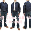 Load image into Gallery viewer, Buzz Rickson Jacket Men's Rproduction of Type 1 Denim Jacket WWII regulated version BR16041 421 One Wash Deep blue indigo