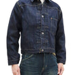 Load image into Gallery viewer, Buzz Rickson Jacket Men's Rproduction of Type 1 Denim Jacket WWII regulated version BR16041 421 One Wash Deep blue indigo