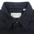 Load image into Gallery viewer, Buzz Rickson US Navy CPO Shirt Mens Plain Long Sleeve Wool-Flannel Shirt BR24961 Navy-Blue