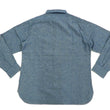Load image into Gallery viewer, Buzz Rickson Chambray Shirt Men's U.S. Navy Military Style Plain Long Sleeve Button Up Shirt BR25995 Blue Chambray