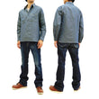 Load image into Gallery viewer, Buzz Rickson Chambray Shirt Men's U.S. Navy Military Style Plain Long Sleeve Button Up Shirt BR25995 Blue Chambray