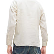 Load image into Gallery viewer, Buzz Rickson Plain Long Sleeve Shirt Modified version of US Navy Chambray Work Shirt BR25996 Off-White