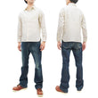 Load image into Gallery viewer, Buzz Rickson Plain Long Sleeve Shirt Modified version of US Navy Chambray Work Shirt BR25996 Off-White