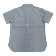Load image into Gallery viewer, Buzz Rickson Chambray Shirt, Men's U.S. Navy Military Style Short Sleeve Button Up Shirt BR35856 Blue