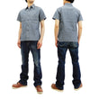 Load image into Gallery viewer, Buzz Rickson Chambray Shirt, Men's U.S. Navy Military Style Short Sleeve Button Up Shirt BR35856 Blue