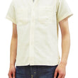 Load image into Gallery viewer, Buzz Rickson Chambray Shirt Men's U.S. Military Style Short Sleeve Button Up Shirt BR35857 Ecru
