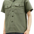 Load image into Gallery viewer, Buzz Rickson OG-107 Utility Shirt Men's Plain Short Sleeve Army Shirt BR38671 Olive