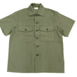 Load image into Gallery viewer, Buzz Rickson OG-107 Utility Shirt Men's Plain Short Sleeve Army Shirt BR38671 Olive