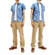 Load image into Gallery viewer, Buzz Rickson Trousers Men's Zip Fly Slimmer Fit US Army Chino Pants BR40025A 01 Beige