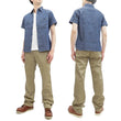 Load image into Gallery viewer, Buzz Rickson Trousers Men's Zip Fly Slimmer Fit US Army Chino Pants BR40025A 02 Khaki