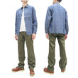 Load image into Gallery viewer, Buzz Rickson Trousers Men's Zip Fly Slimmer Fit US Army Chino Pants BR40025A 03 Olive