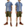 Load image into Gallery viewer, Buzz Rickson Men's Military Shorts inspired by U.S. Army OG-107 Trousers BR51735 Olive