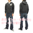Load image into Gallery viewer, Buzz Rickson Hoodie Men's USAAF Insignia Hoodie Zip Front Hooded Sweatshirt BR65599 Faded-Black
