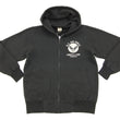Load image into Gallery viewer, Buzz Rickson Hoodie Men's USAAF Insignia Hoodie Zip Front Hooded Sweatshirt BR65599 Faded-Black