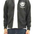 Load image into Gallery viewer, Buzz Rickson Hoodie Men's USAAF Insignia Hoodie Zip Front Hooded Sweatshirt BR65599 Faded-Black
