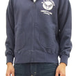 Load image into Gallery viewer, Buzz Rickson Hoodie Men's USAAF Insignia Hoodie Zip Front Hooded Sweatshirt BR65599 Faded-Navy-Blue
