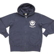 Load image into Gallery viewer, Buzz Rickson Hoodie Men's USAAF Insignia Hoodie Zip Front Hooded Sweatshirt BR65599 Faded-Navy-Blue