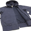 Load image into Gallery viewer, Buzz Rickson Hoodie Men's USAAF Insignia Hoodie Zip Front Hooded Sweatshirt BR65599 Faded-Navy-Blue