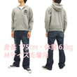Load image into Gallery viewer, Buzz Rickson Hoodie Men's USAAF Insignia Hoodie Zip Front Hooded Sweatshirt BR65599 Heather-Gray