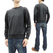 Laden Sie das Bild in den Galerie-Viewer, Buzz Rickson Plain Sweatshirt Men's Loop-wheeled Vintage Style BR65622 Faded-Black