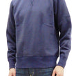 Load image into Gallery viewer, Buzz Rickson Plain Sweatshirt Men's Loop-wheeled Vintage Style BR65622 Faded-Navy-Blue