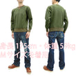 Load image into Gallery viewer, Buzz Rickson Plain Sweatshirt Men's Loop-wheeled Vintage Style BR65622 Faded-Olive