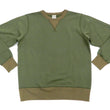Load image into Gallery viewer, Buzz Rickson Plain Sweatshirt Men's Loop-wheeled Vintage Style BR65622 Faded-Olive
