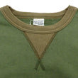 Load image into Gallery viewer, Buzz Rickson Plain Sweatshirt Men's Loop-wheeled Vintage Style BR65622 Faded-Olive