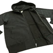 Load image into Gallery viewer, Buzz Rickson Hoodie Men's Plain Hoodie Zip Front Hooded Sweatshirt BR65623 Faded-Black