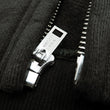 Load image into Gallery viewer, Buzz Rickson Hoodie Men's Plain Hoodie Zip Front Hooded Sweatshirt BR65623 Faded-Black