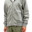 Load image into Gallery viewer, Buzz Rickson Hoodie Men's Plain Hoodie Zip Front Hooded Sweatshirt BR65623 Heather-Gray