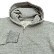 Load image into Gallery viewer, Buzz Rickson Hoodie Men's Plain Hoodie Zip Front Hooded Sweatshirt BR65623 Heather-Gray