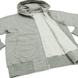 Load image into Gallery viewer, Buzz Rickson Hoodie Men's Plain Hoodie Zip Front Hooded Sweatshirt BR65623 Heather-Gray