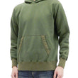 Load image into Gallery viewer, Buzz Rickson Plain Pullover Hoodie Men's Loop-wheeled Vintage Style Hooded Sweatshirt BR68914 149-Faded-Olive