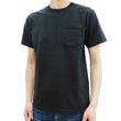 Load image into Gallery viewer, Buzz Rickson T-shirt Men's Short Sleeve Loopwheel Plain Pocket Tee BR78711 Black