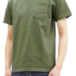 Load image into Gallery viewer, Buzz Rickson T-shirt Men's Short Sleeve Loopwheel Plain Pocket Tee BR78711 Olive