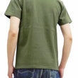 Load image into Gallery viewer, Buzz Rickson T-shirt Men's Short Sleeve Loopwheel Plain Pocket Tee BR78711 Olive