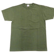 Load image into Gallery viewer, Buzz Rickson T-shirt Men's Short Sleeve Loopwheel Plain Pocket Tee BR78711 Olive