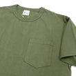 Load image into Gallery viewer, Buzz Rickson T-shirt Men's Short Sleeve Loopwheel Plain Pocket Tee BR78711 Olive