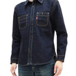 Load image into Gallery viewer, Studio D'artisan Denim Shirt Men's Long Sleeve 14 Oz. Heavy Japanese Selvage Denim Work Shirt D5335