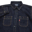 Load image into Gallery viewer, Studio D'artisan Denim Shirt Men's Long Sleeve 14 Oz. Heavy Japanese Selvage Denim Work Shirt D5335