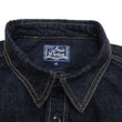 Load image into Gallery viewer, Studio D'artisan Denim Shirt Men's Long Sleeve 14 Oz. Heavy Japanese Selvage Denim Work Shirt D5335