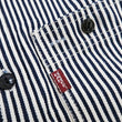 Load image into Gallery viewer, Studio D'artisan Hickory Shirt Men's Long Sleeve 14 Oz. Heavy Japanese Hickory Stripe Work Shirt D5335H
