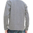 Load image into Gallery viewer, Studio D'artisan Hickory Shirt Men's Long Sleeve 14 Oz. Heavy Japanese Hickory Stripe Work Shirt D5335H