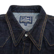 Load image into Gallery viewer, Studio D'artisan Denim Western Shirt Men's Long Sleeve 14 Oz. Heavy Japanese Solid Denim Shirt D5571