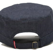 Load image into Gallery viewer, Studio D'artisan Denim Work Cap Men's Adjustable Flat Top Railroad Engineer Hat D7222