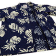 Load image into Gallery viewer, Duke Kahanamoku Men's Cotton Hawaiian Shirt Pineapple Short Sleeve Aloha Shirt DK37811 Navy-Blue