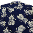 Load image into Gallery viewer, Duke Kahanamoku Men's Cotton Hawaiian Shirt Pineapple Short Sleeve Aloha Shirt DK37811 Navy-Blue