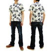 Load image into Gallery viewer, Duke Kahanamoku Men's Cotton Hawaiian Shirt Pineapple Short Sleeve Aloha Shirt DK37811 Off-White